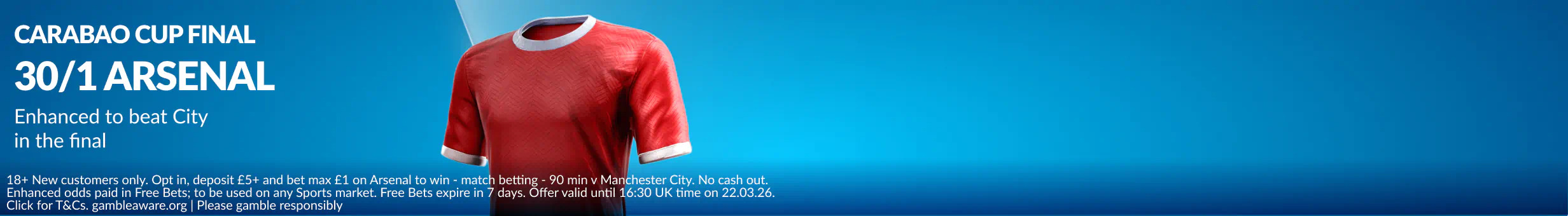 BetVictor BBM5A Arsenal promotion