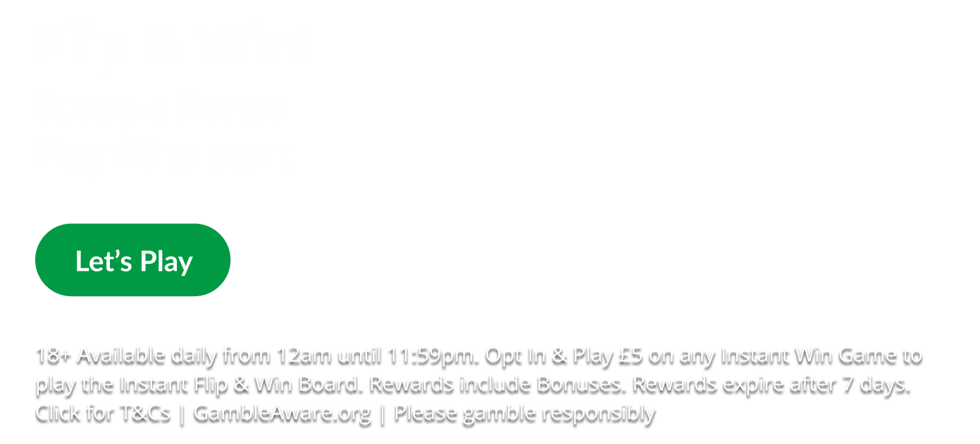 Heart Bingo API8 - Instant Flip & Win promotion