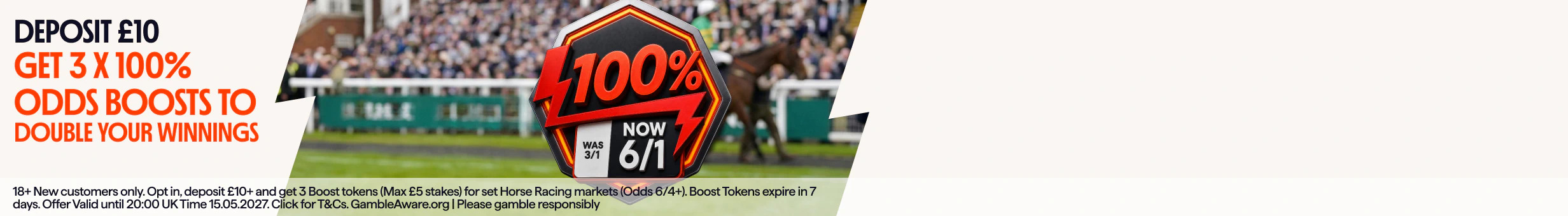 Betano NVX5 -  Get 3 x 100% Racing Boosts promotion