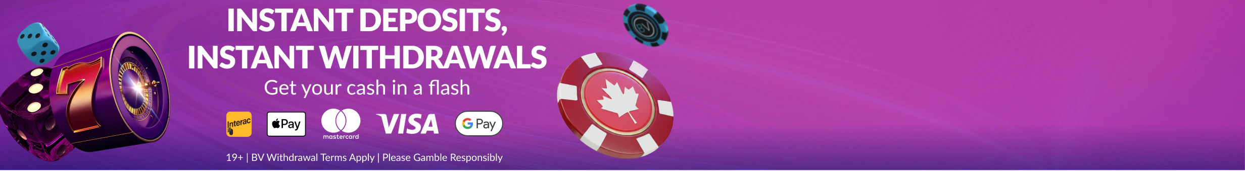 BetVictor ROCA Web only - Offers Page - Instant Withdrawal