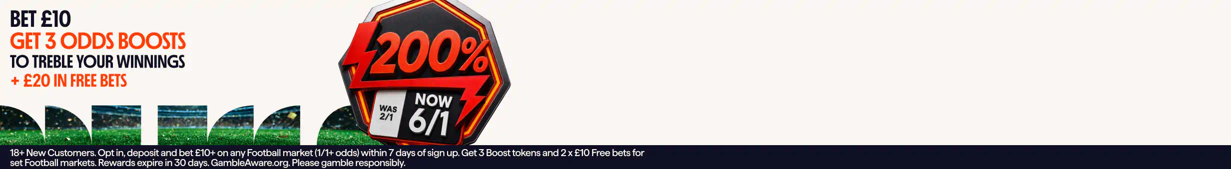 Betano NVX9 - 3x200% Boost Tokens + 2x£10 Free Bets  promotion