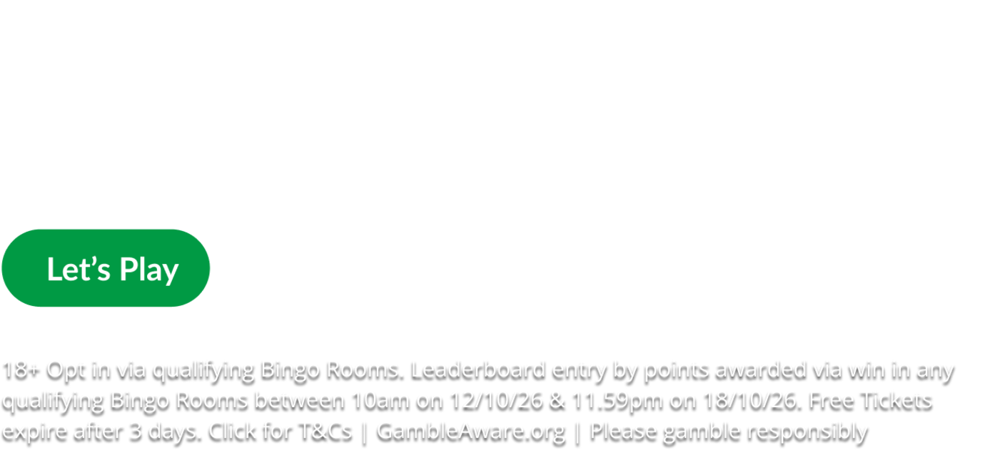 Heart Bingo BMN2 - Dabber Leaderbaord (Halloween Themed) promotion