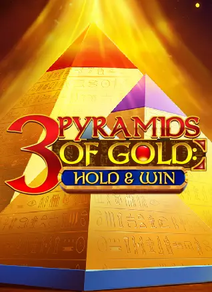 3 Pyramids of Gold hold and win