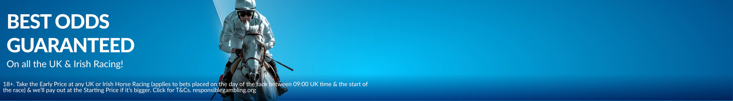 BetVictor BOG Horse Racing Page Updated promotion