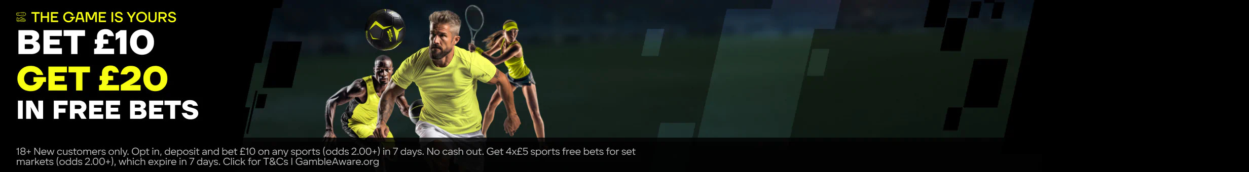 Parimatch BGG4 - PMUK - Sports Welcome offer - Bet £10 Get £20