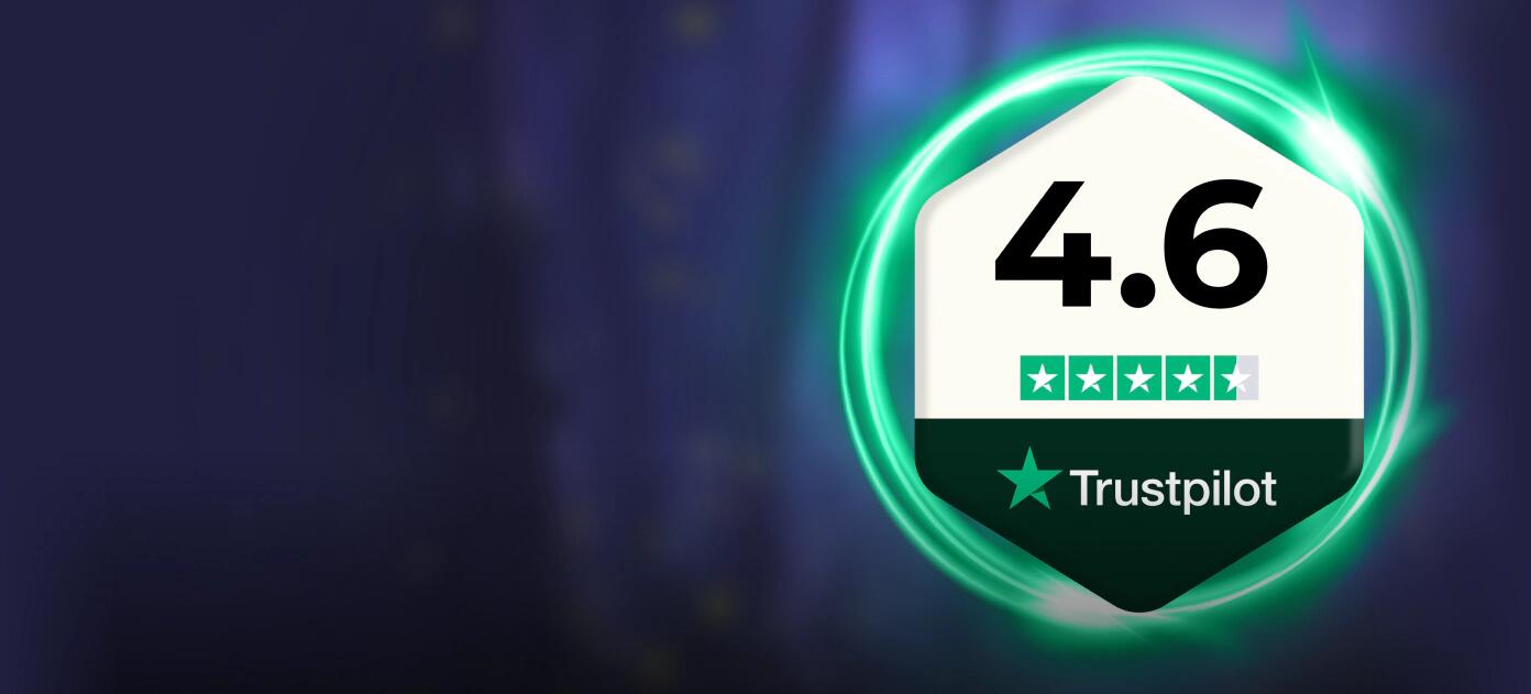 Wiz Slots Trustpilot 4.6 promotion