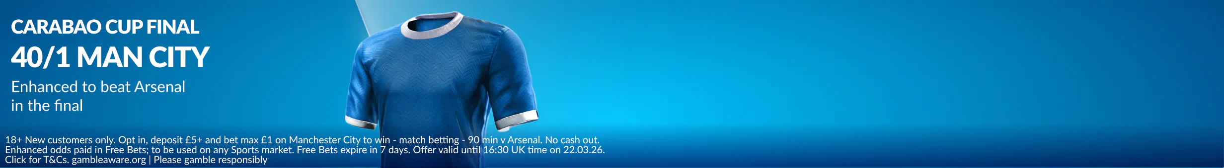 BetVictor BBM5B Man City promotion