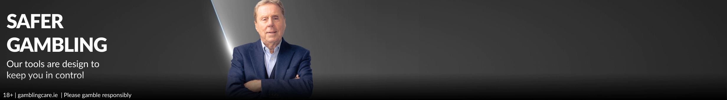 BetVictor LIVE CASINO - Safer Gambling - Logged Out + New Banners (Harry) promotion