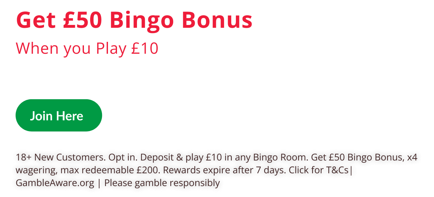 Heart Bingo BMO7 - Welcome Offer