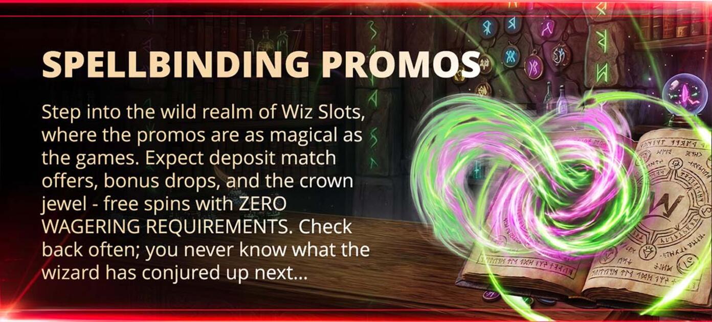 Wiz Slots Wiz Slots NZ Info Banner 6 promotion
