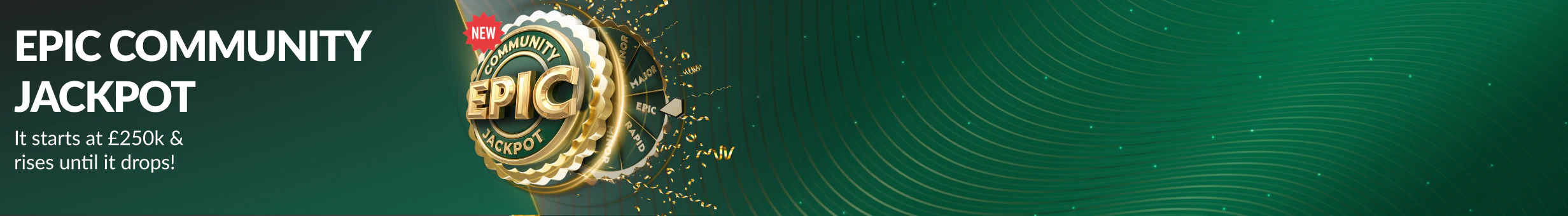 BetVictor The Jackpots Tab Interstitial Banner promotion