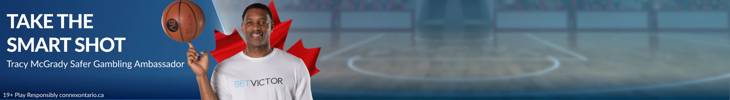 BetVictor Tracy Mcgrady SG Logged Out promotion