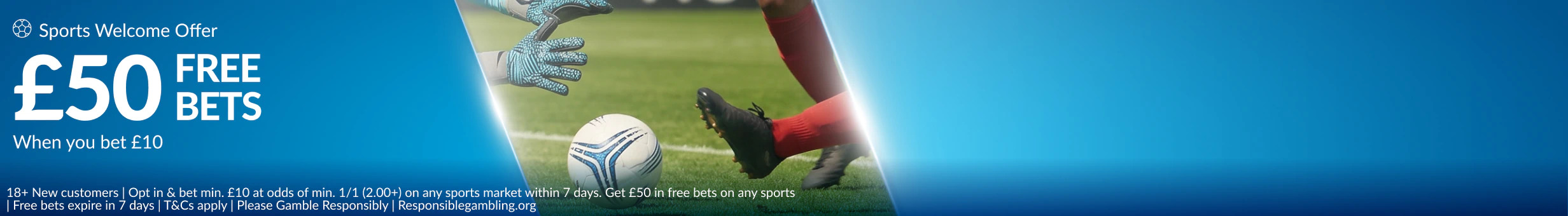 BetVictor Sports Welcome Offer - Bet £10 Get £50
