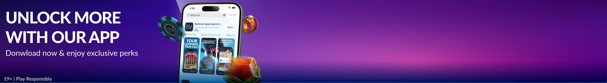 BetVictor Download Our APP JP promotion