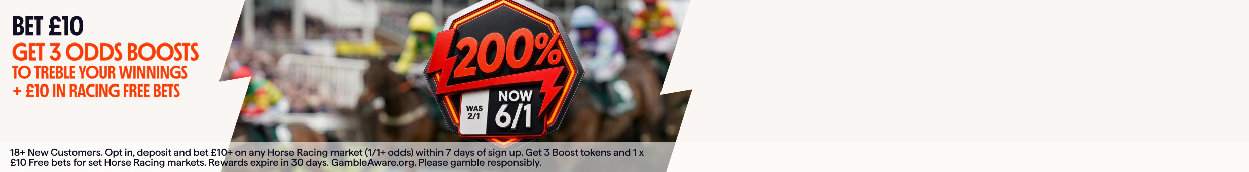 Betano NVY3 - Bet £10 Get 3 x 200% & £10 in HR Free Bets promotion