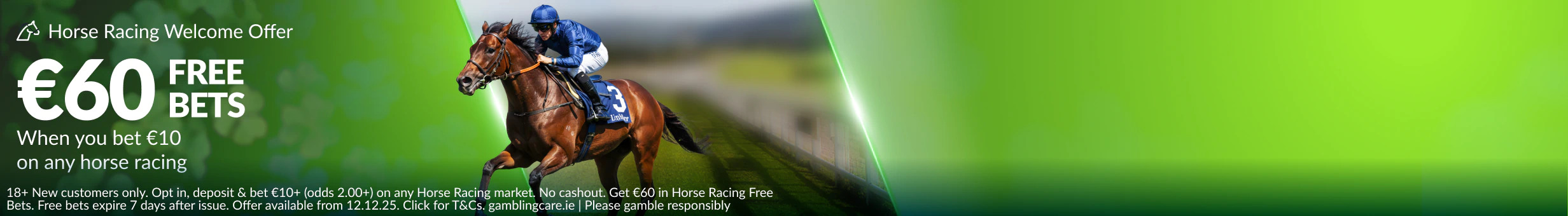 18+ New customers only. T&Cs apply. gamblingcare.ie Please gamble responsibly