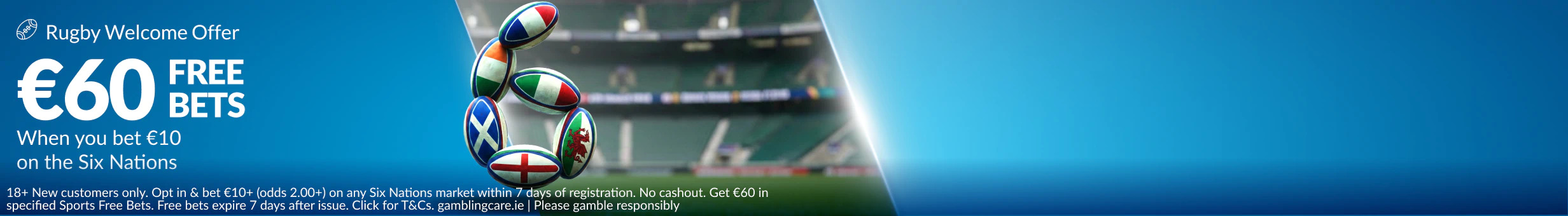 18+ New customers only. T&Cs apply. gamblingcare.ie Please gamble responsibly