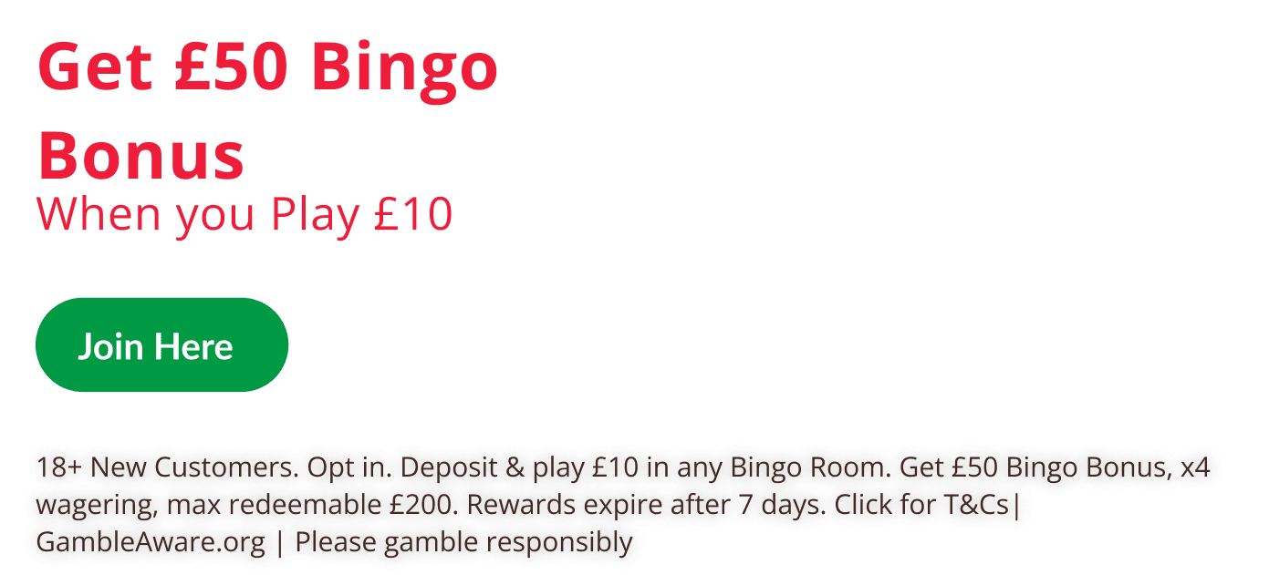 Heart Bingo BMO7 - Welcome Offer