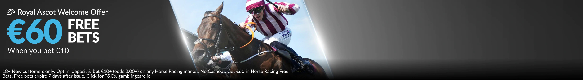 18+ New customers only. T&Cs apply. gamblingcare.ie Please gamble responsibly
