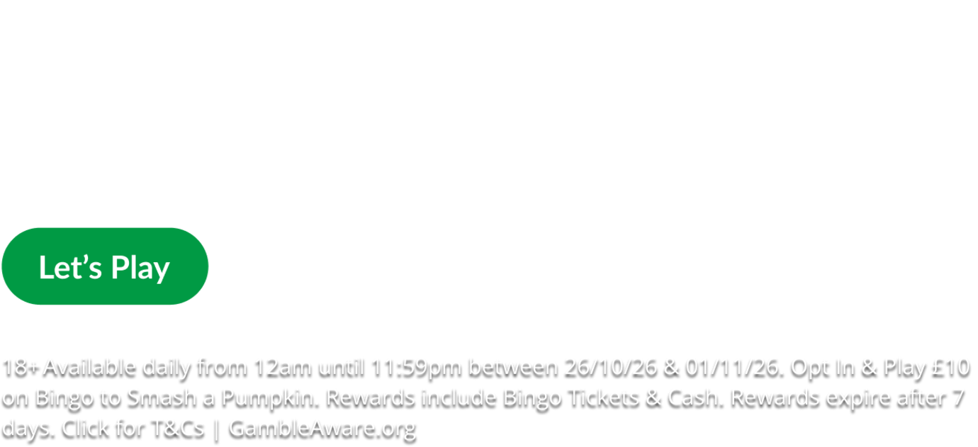 Heart Bingo BMN7 - Pumpkin Smash promotion