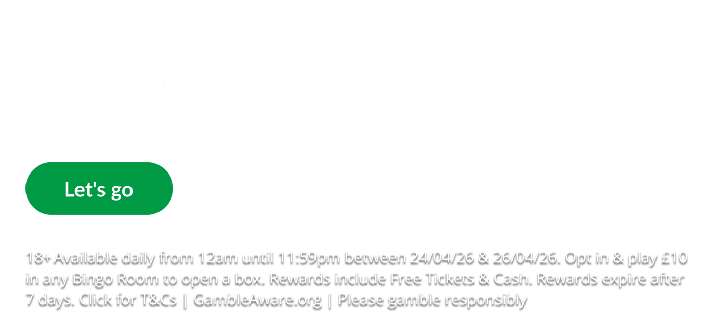 Heart Bingo   BFU4 - Bingo Bonus Box promotion