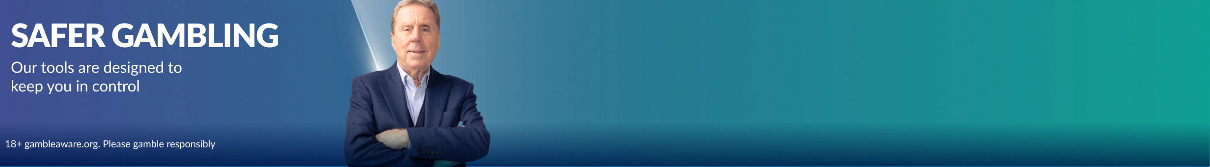 BetVictor LIVE CASINO - Safer Gambling - Logged Out + New Banners (Harry) promotion