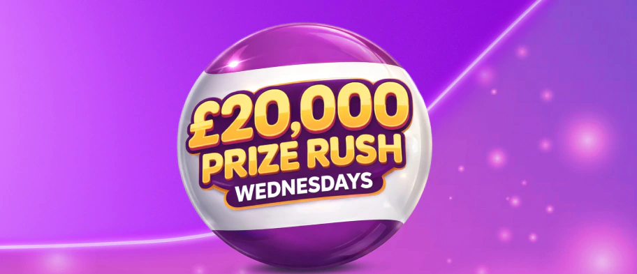 £20,000 Prize Rush Wednesdays