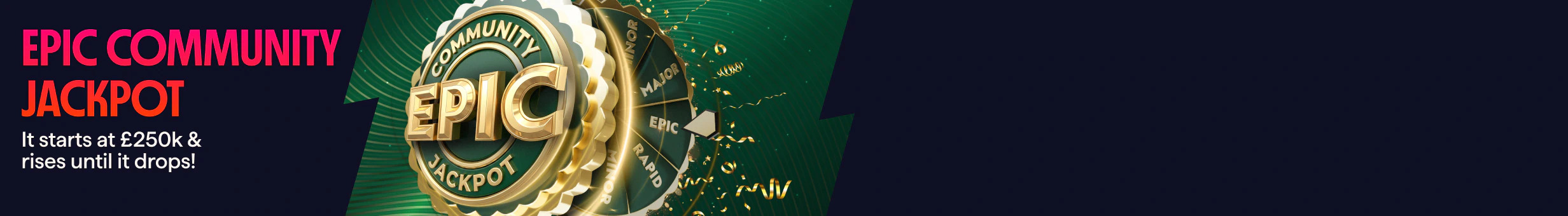 Betano The Jackpots Tab Interstitial Banner promotion