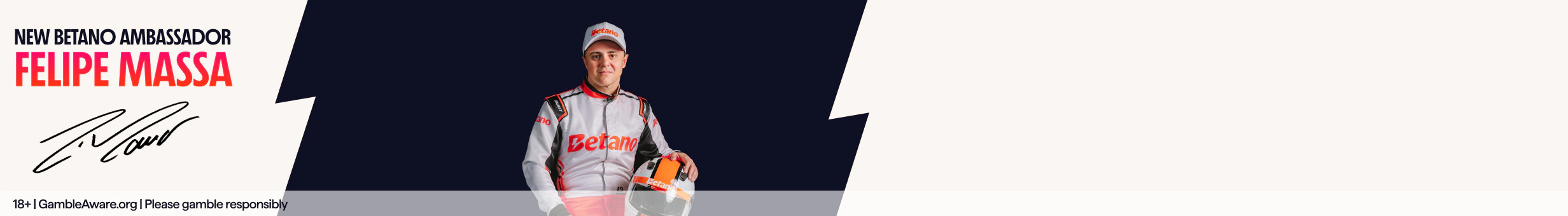 Betano F1 Felipe Massa promotion