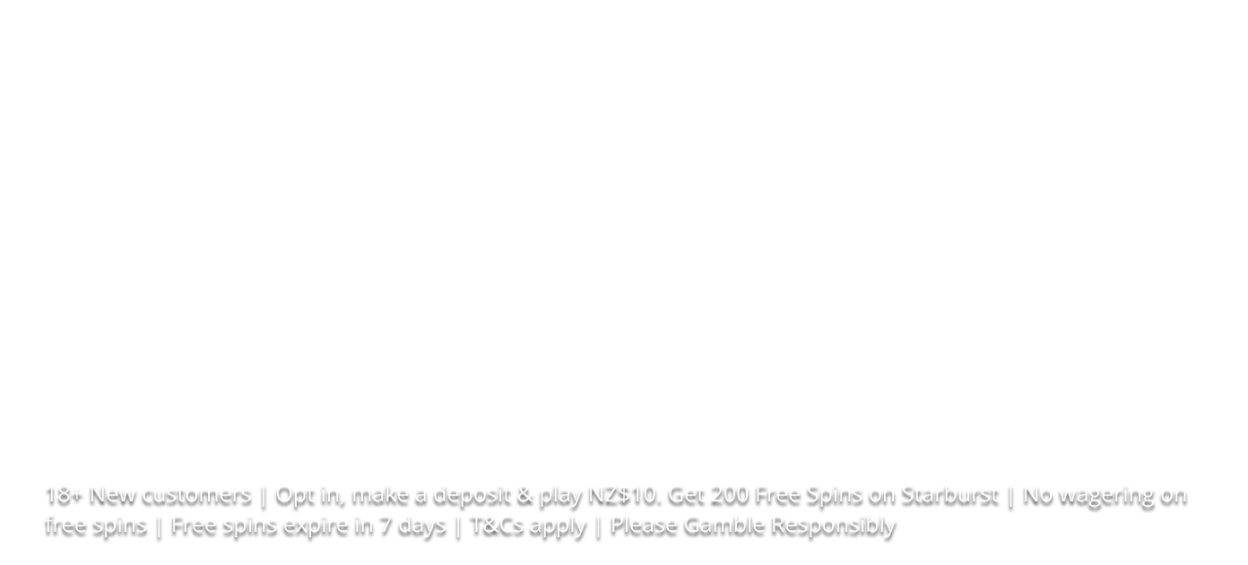 Wiz Slots Get 200 Free Spins on Starburst promotion