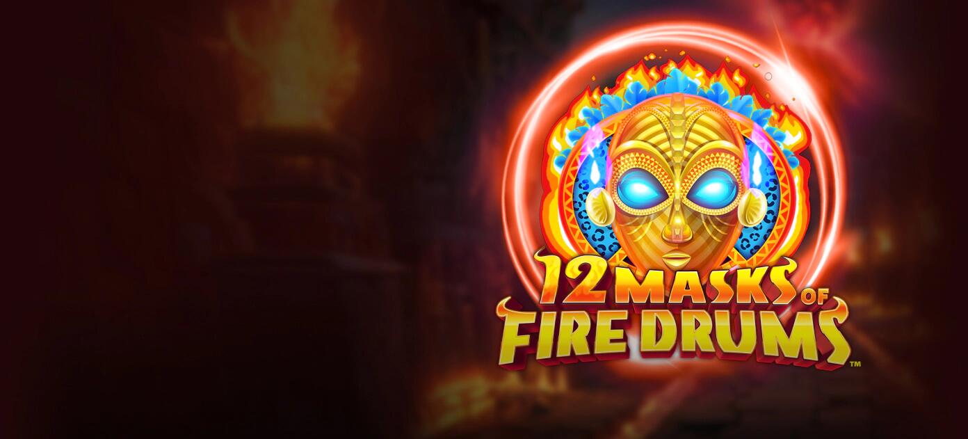 Wiz Slots Get 200 Free Spins on 12 Masks of Fire Drums promotion