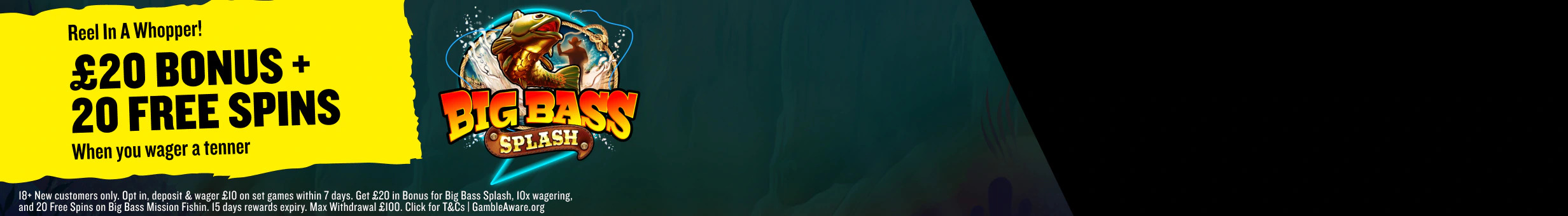 talkSPORT BET NWB8 - Casino Welcome Offer - Wager £10 Get £20 Slot Bonus