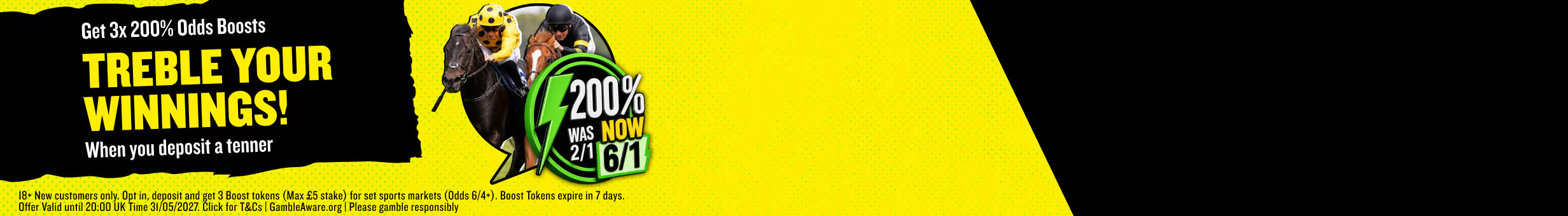 talkSPORT BET NWT4 - Treble Your Winnings with Sports Boost Tokens promotion
