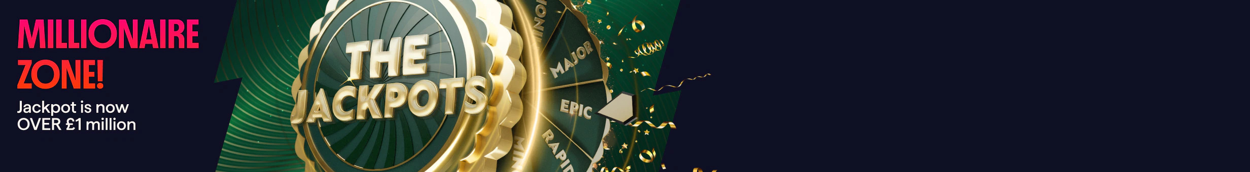 Betano The Jackpots Tab Interstitial Banner promotion