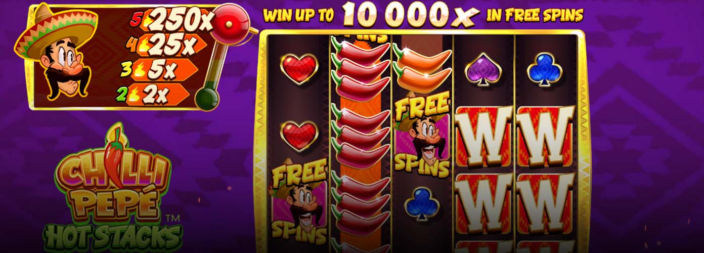 Chilli Pepe Hot Stacks Slots Games